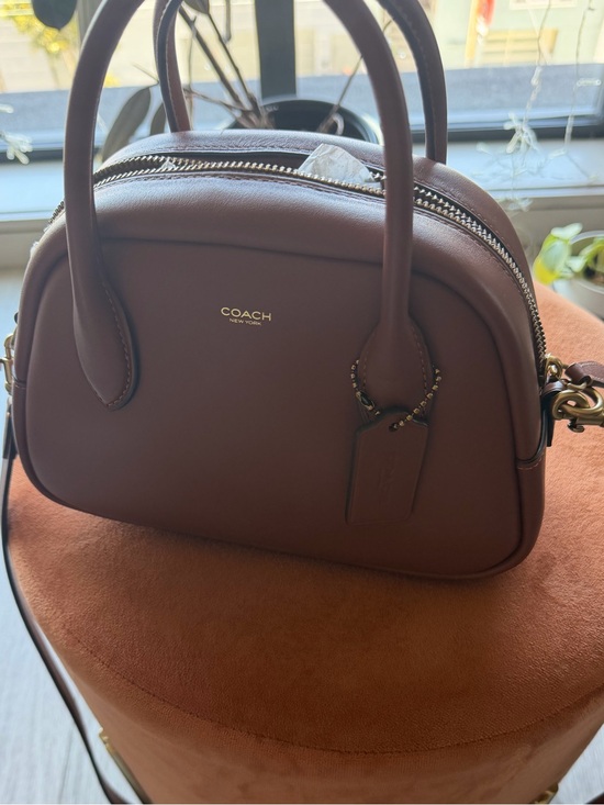 Coach Handbags - COACH Brown Borough Bowling Bag